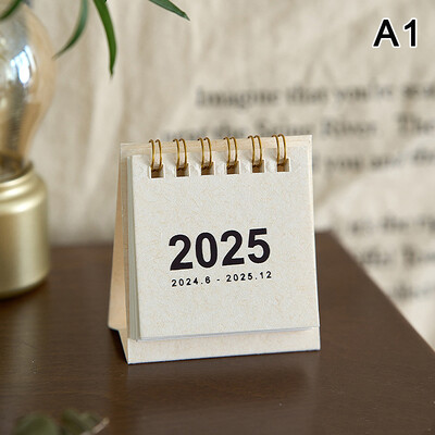 2025. gada mazais galda kalendārs, kabatas portatīvais kalendārs, darbvirsmas noformējums, mini vienkāršs kalendārs, ikdienas piezīmju kalendārs, mācību plānotājs