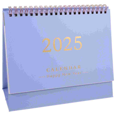 2025 Desk Calendar Office Supply Daily Use Mini Decorative Month Table Decorations Delicate Standing Desktop