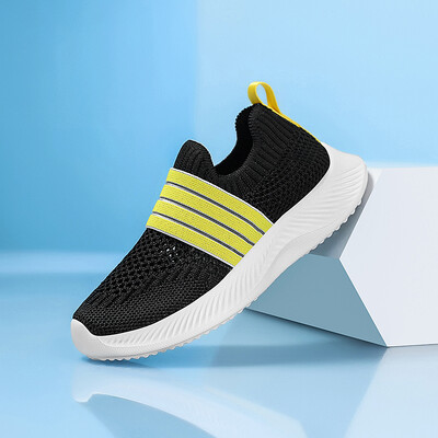 Jauni modes zili vasaras skriešanas apavi bērniem Elpojošas sieta kedas Bērnu pievelkamās sporta apavi zēniem 2024 Zapatillas Niño