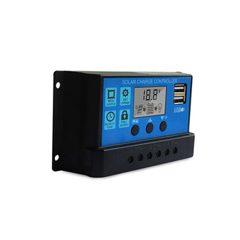 100A Solar Charge Controller, Αναβαθμισμένο Solar Panel Port USB Solar Panel Battery Intelligent Regulator, Street Light Controller