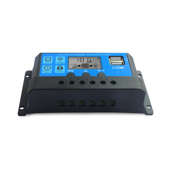 100A Solar Charge Controller, Αναβαθμισμένο Solar Panel Port USB Solar Panel Battery Intelligent Regulator, Street Light Controller