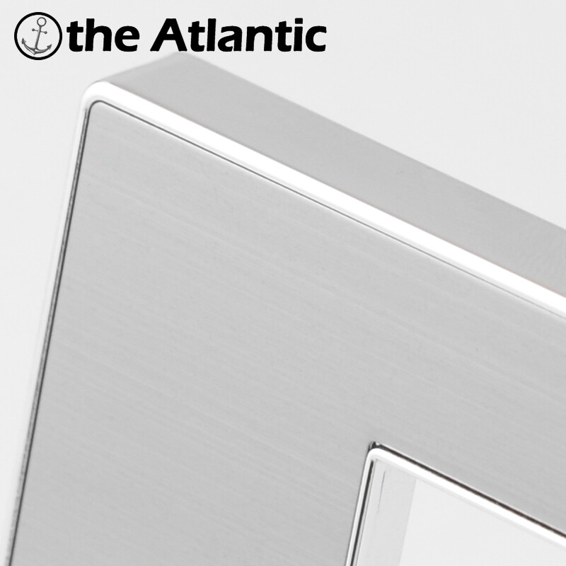 Brasil Δωρεάν αποστολή στη Βραζιλία Πρίζα τοίχου με κεραία τηλεόρασης RJ45 Cat5e HDMI RJ45 Jack Plug Home από ανοξείδωτο ατσάλι