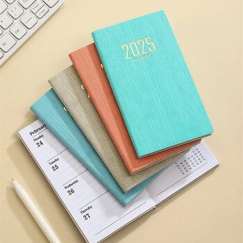 Portable 2025 Daily Weekly Planners A6 Schedule Notebooks Φορητά ημερολόγιο 365 ημερών Ημερολόγιο Σχολικά προμήθειες γραφείου Ατζέντα