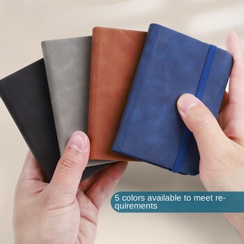 Mini Book A7 Small Notebook Φορητό φορητό σημειωματάριο Small Pocket Skin Feeling Leather Waterproof Notes σχολικές προμήθειες