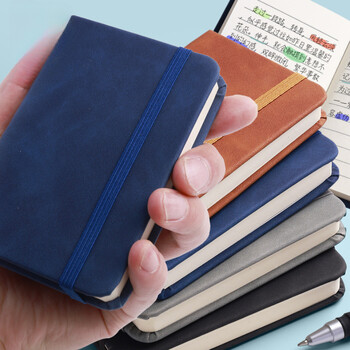 Mini Book A7 Small Notebook Φορητό φορητό σημειωματάριο Small Pocket Skin Feeling Leather Waterproof Notes σχολικές προμήθειες