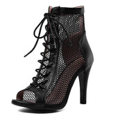 Stilettos sieviešu deju augstpapēžu kurpes liela izmēra kurpes, lielas sietveida zābaki Zivs mute plānas sieviešu deju kurpes balles zāle