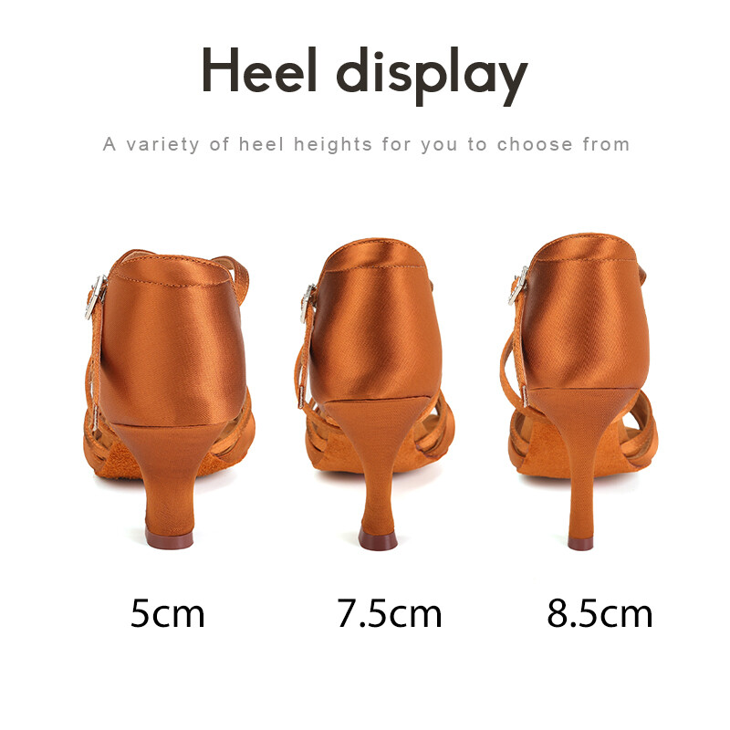 DKZSYIM Νέα λάτιν παπούτσια χορού Γυναικεία παπούτσια χορού τανγκό Suede Soles Silk Party Salsa Dance παπούτσια για γυναικεία σανδάλια