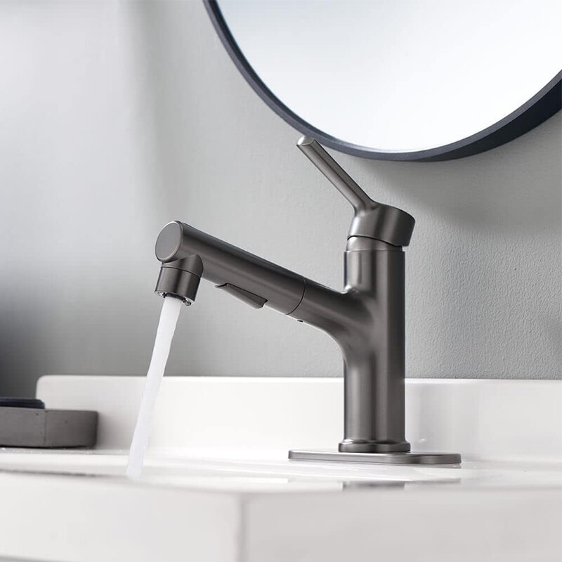 Βρύση κουζίνας Κεφαλή ψεκασμού Ακροφύσιο με προστασία από το πιτσίλισμα Τραβήξτε έξω στόμιο Μπάνιο βρύσης Bubbler Εξοικονόμηση νερού Νεροχύτης κουζίνας Αεριστήρας