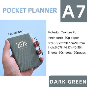 Χοντρό χαρτί Notebook Smooth Writing Journal 2025 Planner with Thick Paper Faux Leather Cover Smooth for No for Organization