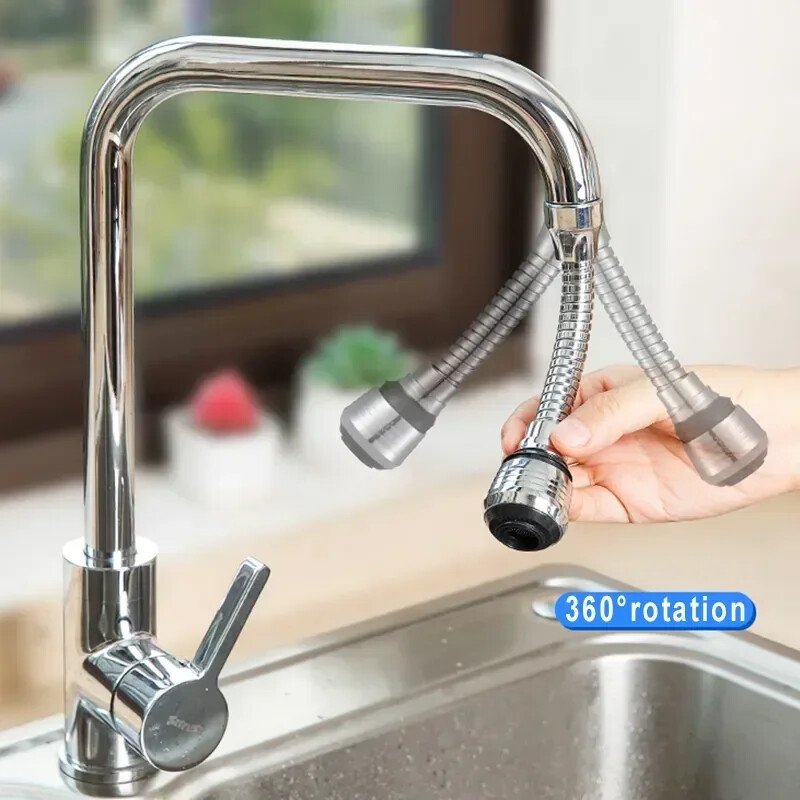 Gadgets Κουζίνας 2 Λειτουργίες 360 Περιστρεφόμενο Bubbler Επέκταση βρύσης υψηλής πίεσης Εξοικονόμηση νερού Αξεσουάρ κουζίνας Προμήθειες
