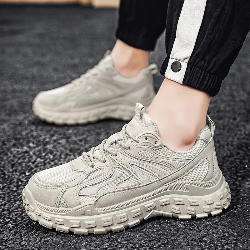 Ανδρικά παπούτσια πεζοπορίας εξωτερικού χώρου Αντιολισθητικά παπούτσια αναρρίχησης Πεζοπορία Κυνηγετικά αθλητικά παπούτσια Αθλητικά παπούτσια για τρέξιμο για περπάτημα Αναπνεύσιμα περιστασιακά παπούτσια