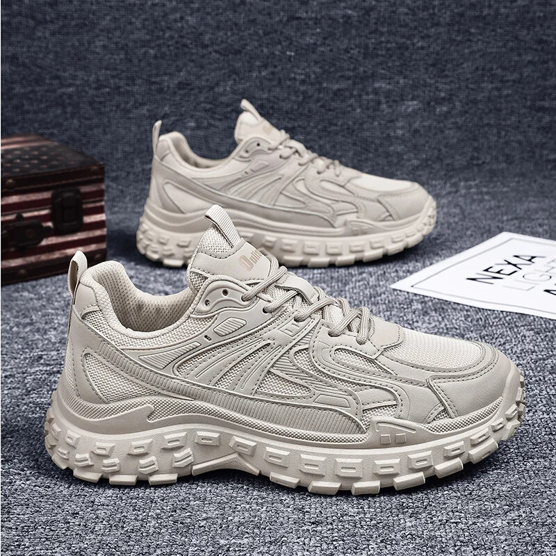 Ανδρικά παπούτσια πεζοπορίας εξωτερικού χώρου Αντιολισθητικά παπούτσια αναρρίχησης Πεζοπορία Κυνηγετικά αθλητικά παπούτσια Αθλητικά παπούτσια για τρέξιμο για περπάτημα Αναπνεύσιμα περιστασιακά παπούτσια