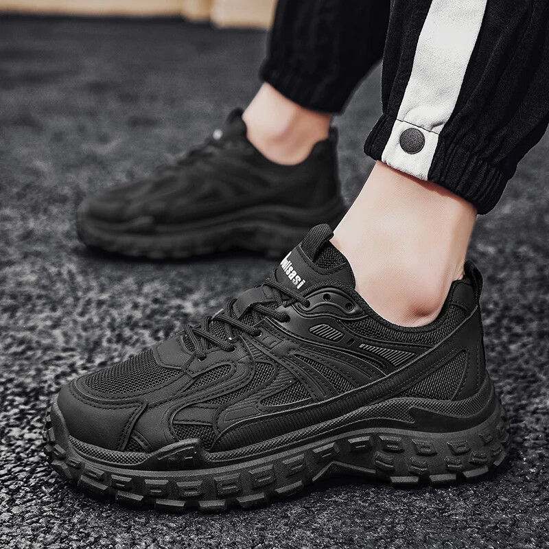 Ανδρικά παπούτσια πεζοπορίας εξωτερικού χώρου Αντιολισθητικά παπούτσια αναρρίχησης Πεζοπορία Κυνηγετικά αθλητικά παπούτσια Αθλητικά παπούτσια για τρέξιμο για περπάτημα Αναπνεύσιμα περιστασιακά παπούτσια