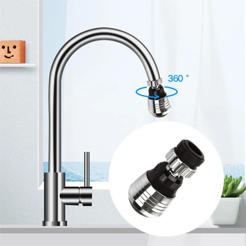 Περιστρεφόμενος 360° Faucet Sprayer Faucet Aerator Sprayer Ρυθμιζόμενος νεροχύτης Βρύση από ανοξείδωτο χάλυβα Εξοικονόμηση νερού Faucet Extenders Bubbler