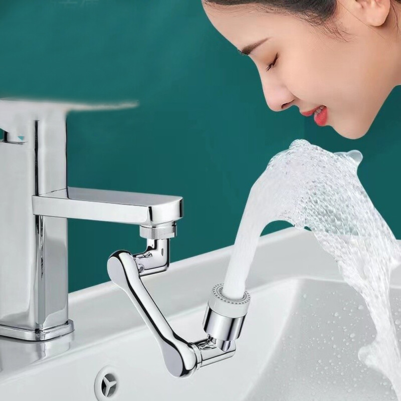 Universal Faucet Extend Tube Splash Spray Head 1080 μοιρών Περιστρεφόμενη βρύση Filter Water Bubbler Ακροφύσιο βρύσης αερισμού βρύσης