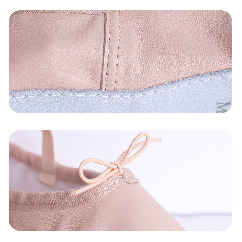 Παπούτσια μπαλέτου από γνήσιο δέρμα Παντόφλες χορού Παπούτσια γυμναστικής Παπούτσια χορού για γυναίκες κορίτσια Απαλά παπούτσια μπαλέτου με κορδόνια