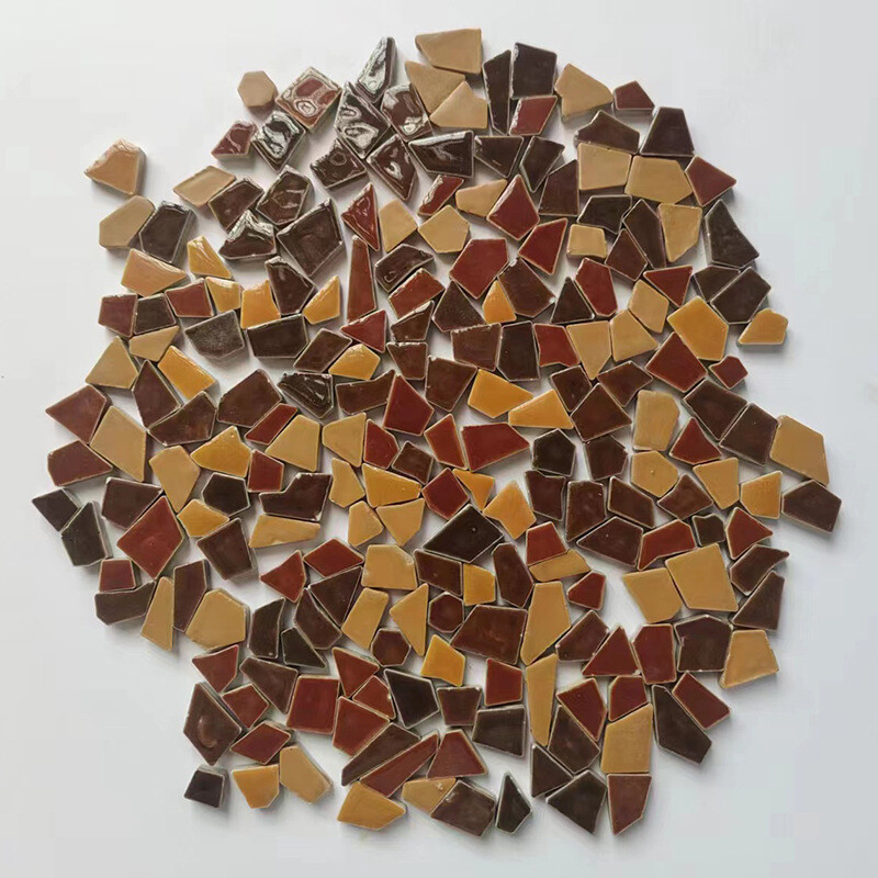 Keraminės mozaikos smulkios dalelės „pasidaryk pats“ darželio baigimo laisvos spalvos glazūruotos sujungimo plytelės fonas