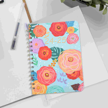 2024 -2025 Calendar Notebook Work Agenda Organizer to Do 2160X1650X150CM Paper Vertical Weekly Planner 2024-2025 Notepad