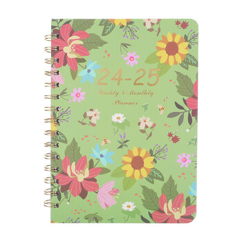 2024 -2025 Calendar Notebook Work Agenda Organizer to Do 2160X1650X150CM Paper Vertical Weekly Planner 2024-2025 Notepad