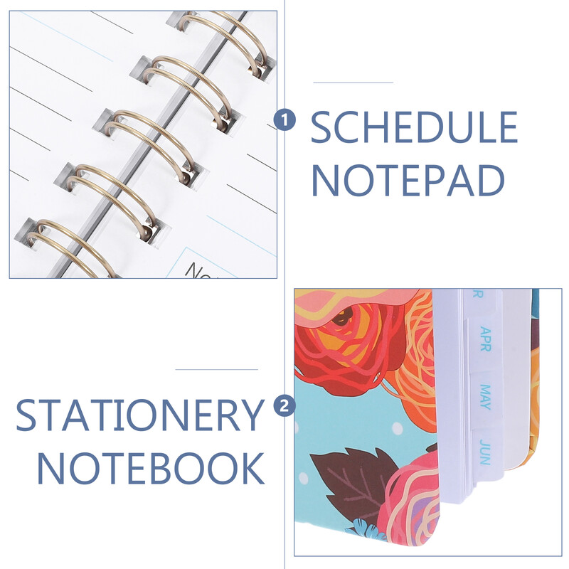 2024. -2025. Kalendar Bilježnica Radni rokovnik Organizator za napraviti 2160X1650X150CM Papirni okomiti tjedni rokovnik 2024.-2025.