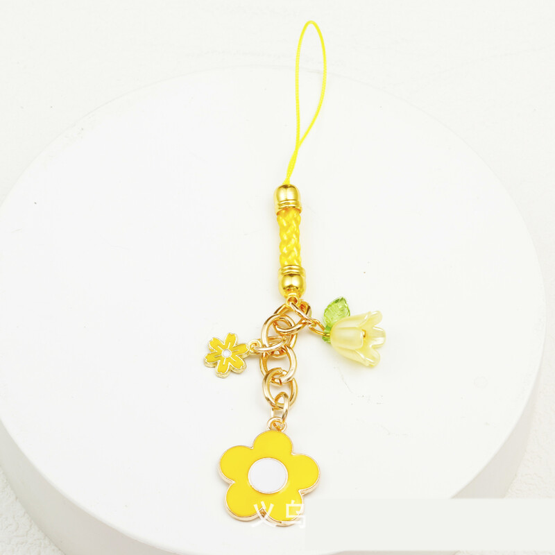 Sakura lelijos gėlių vyšnių žiedų raktų pakabukas suvenyrinis raštinės reikmenys automobilio krepšio pakabukas dekoratyvinė grandinėlė