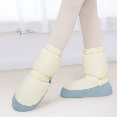 Baleta apavi deju zābaki silti baleta zābaki deju apavi ziemas zābaki iesildīšanās treniņu apavi