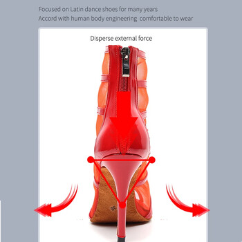 Дамски обувки за латино танци с меко дъно за момичета Бални обувки за салса за танци Дамски латино обувки на висок ток