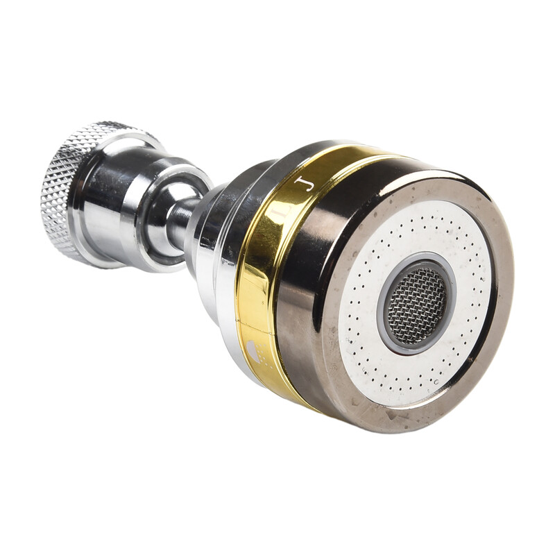 Ακροφύσιο εξοικονόμησης νερού αερισμού βρύσης κουζίνας Ακροφύσιο βρύσης διπλής λειτουργίας Περιστροφικό ψεκαστήρα 360 μοιρών Ακροφύσιο πίεσης βρύσης