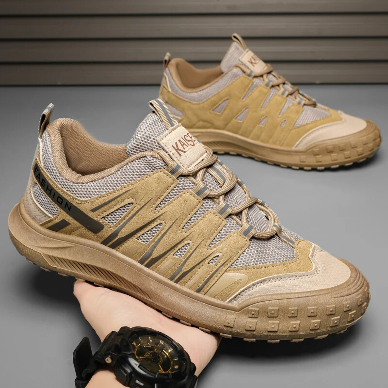 Ανδρικά παπούτσια αναρρίχησης εξωτερικού χώρου Αναπνεύσιμα παπούτσια πεζοπορίας Αντιολισθητικά Casual αθλητικά παπούτσια Περπάτημα Τρέξιμο Τζόκινγκ Τένις Αθλητικά αθλητικά παπούτσια