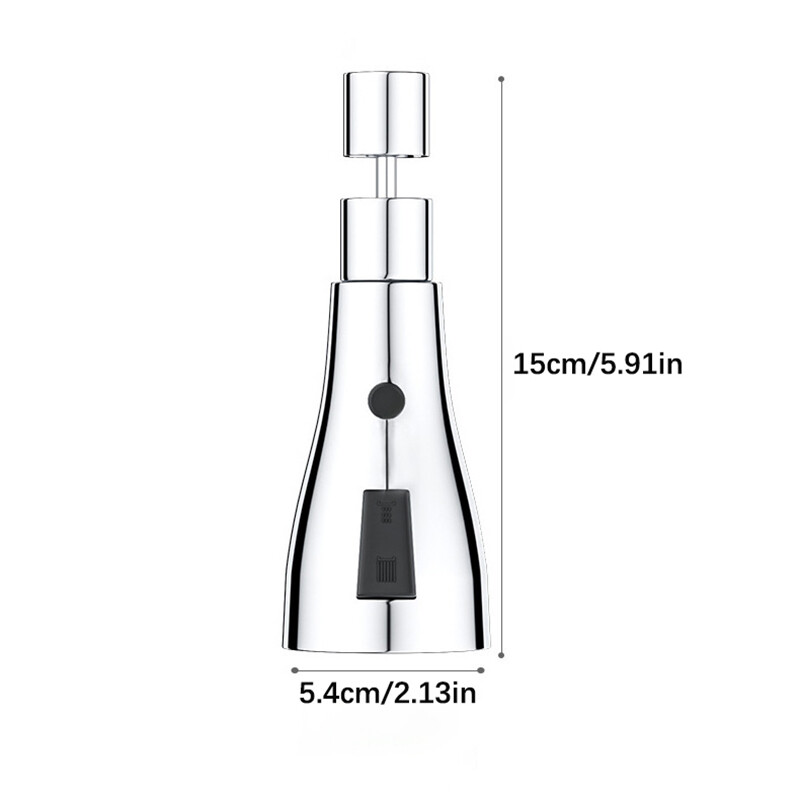 Faucet Extender 360° Universal Rotation Extension Aerator Proof Aerator 3 Mode Αξεσουάρ νιπτήρα κουζίνας με προσαρμογέα γενικής χρήσης