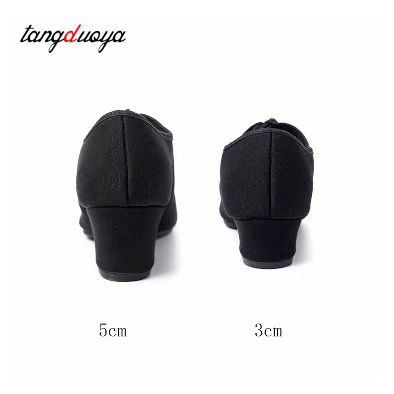 Τζαζ μοντέρνα παπούτσια χορού γυναικεία αθλητικά παπούτσια χορού για κορίτσια γυναικεία παπούτσια χορού χορού γυναικεία με κοντά μύτη 3/5cm Τακούνι