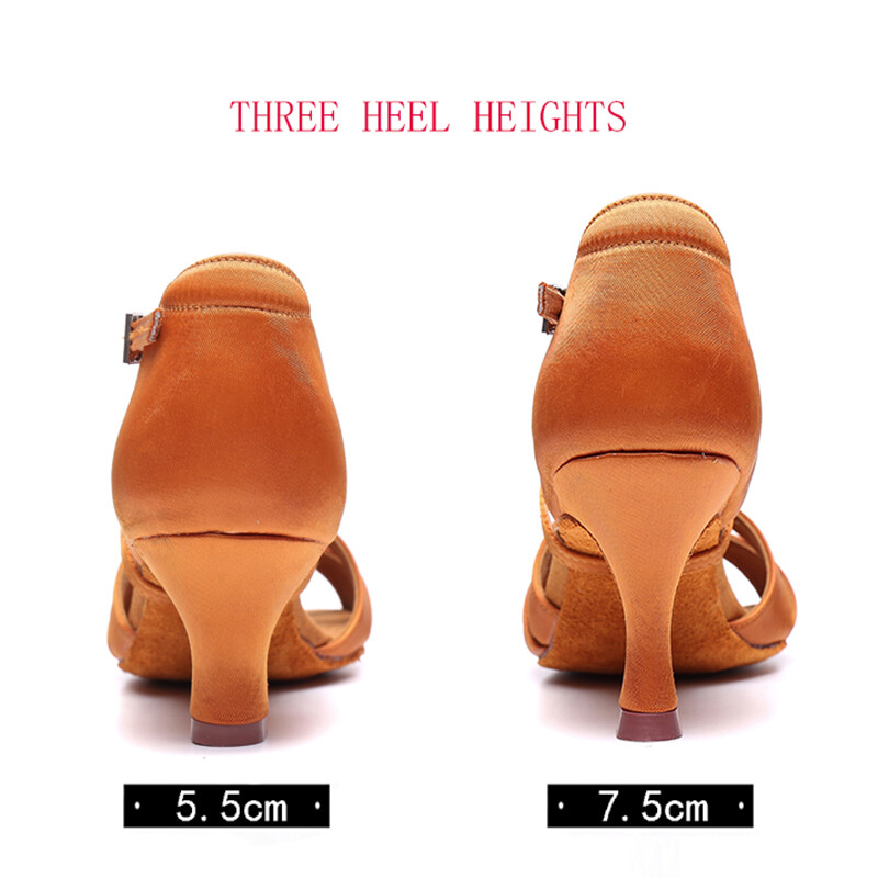 Nove ženske plesne cipele za latinoameričke plesove Tango jazz Cipele za ples salse na petu za djevojke Vruće mekane podesive gornje donje cipele za ples