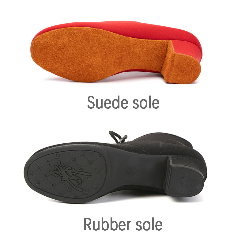 DKZSYIM Nove ženske tenisice za plesne latinske plesove Jazz Cipele za moderni ples Čizme na vezanje Crveno crne tenisice za sportske plesove