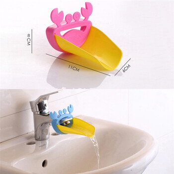 Επέκταση βρύσης για παιδιά μπάνιου Frog Crab Shape Faucet που εξοικονομεί νερό Cartoon Kids Baby Wash-hand Επέκταση βρύσης Αξεσουάρ μπάνιου