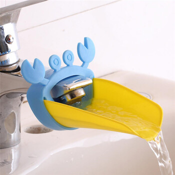 Επέκταση βρύσης για παιδιά μπάνιου Frog Crab Shape Faucet που εξοικονομεί νερό Cartoon Kids Baby Wash-hand Επέκταση βρύσης Αξεσουάρ μπάνιου