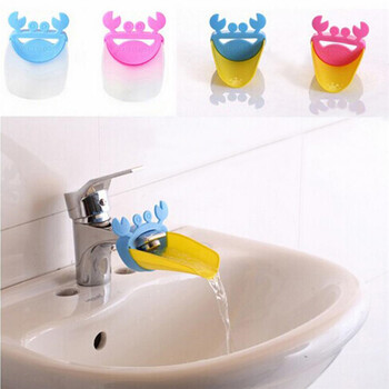 Επέκταση βρύσης για παιδιά μπάνιου Frog Crab Shape Faucet που εξοικονομεί νερό Cartoon Kids Baby Wash-hand Επέκταση βρύσης Αξεσουάρ μπάνιου