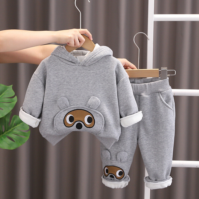 Dječja odjeća za dječake, slatka jesenska i zimska odijela iz crtića, nova modna zimska odjeća za bebe i malu djecu dvodijelna