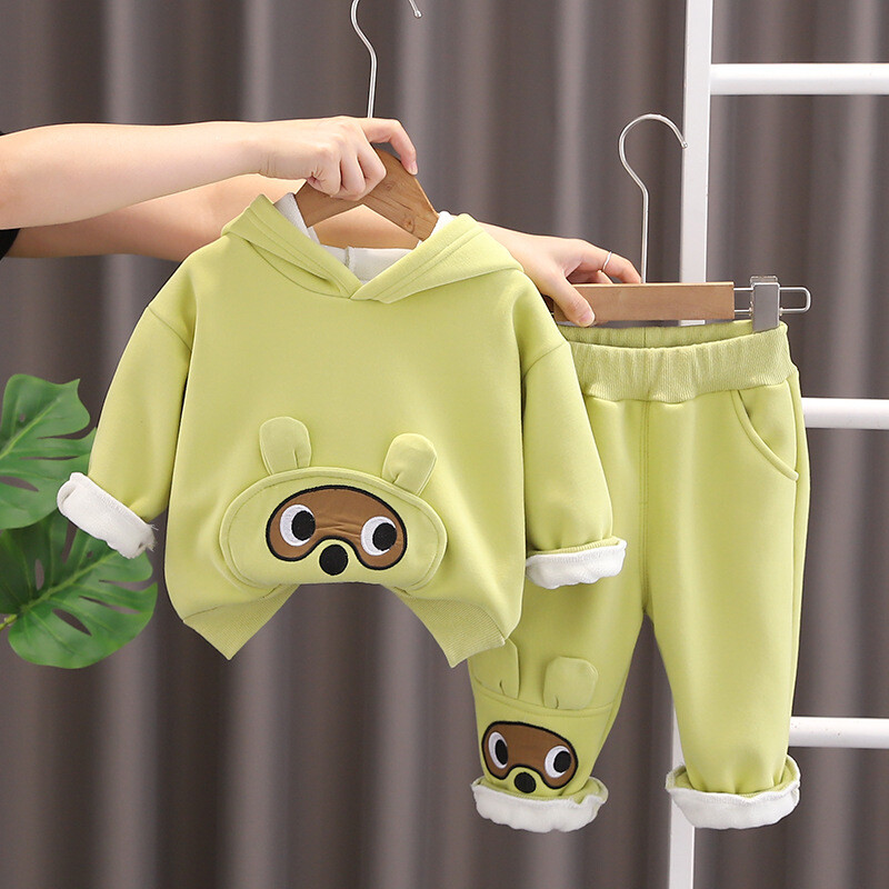 Dječja odjeća za dječake, slatka jesenska i zimska odijela iz crtića, nova modna zimska odjeća za bebe i malu djecu dvodijelna