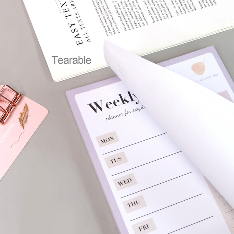 52 Φύλλα Καθημερινά Εβδομαδιαία Υπόμνημα Υπόμνημα Προγραμματιστή Λίστα Εκκρεμοτήτων Χρονοδιάγραμμα Ημερολόγιο Ατζέντα Οργανωτή Χαριτωμένα σημειωματάρια Morandi Χαρτικά