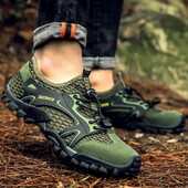 Āra pretslīdes, nodilumizturīgi apavi vīriešiem Pārgājienu apavi skriešanai Trekinga kedas Fast Zapatos Outdoor Hombre Invierno