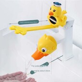Karikatūra Duck Kitchen Ērta ierīce bērnu mazgāšanai jaucējkrāna pagarinātājs bērniem roku mazgāšanai vannas istabas izlietnē