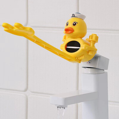 Karikatūra Duck Kitchen Ērta ierīce bērnu mazgāšanai jaucējkrāna pagarinātājs bērniem roku mazgāšanai vannas istabas izlietnē
