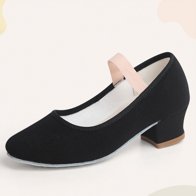 Παπούτσια μπαλέτου για κορίτσια Παπούτσια χορού για γυναίκες που χορεύουν Παντόφλες Παπούτσια γυμναστικής Χαρακτήρας Παπούτσια δασκάλας Ψηλοτάκουνα παπούτσια χορού
