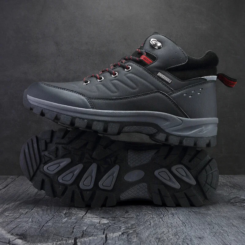 Ανδρικά παπούτσια αναρρίχησης για πεζοπορία εξωτερικού χώρου Μόδα Ευέλικτη Άνεση Ανδρικά αθλητικά παπούτσια για περπάτημα Δερμάτινα παπούτσια Casual αθλητικά παπούτσια ανθεκτικά στη φθορά