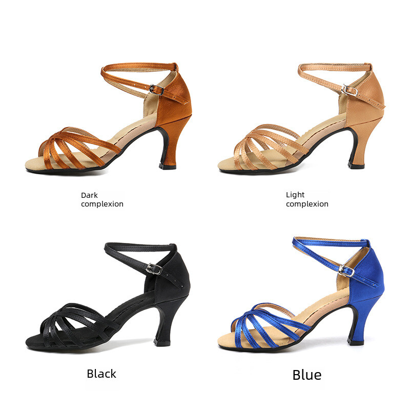 Latin Dance Παπούτσια Γυναικεία Απαλή Σόλα Παπούτσια Ψηλοτάκουνα Μπαλέτο Σύγχρονος Latin Dance
