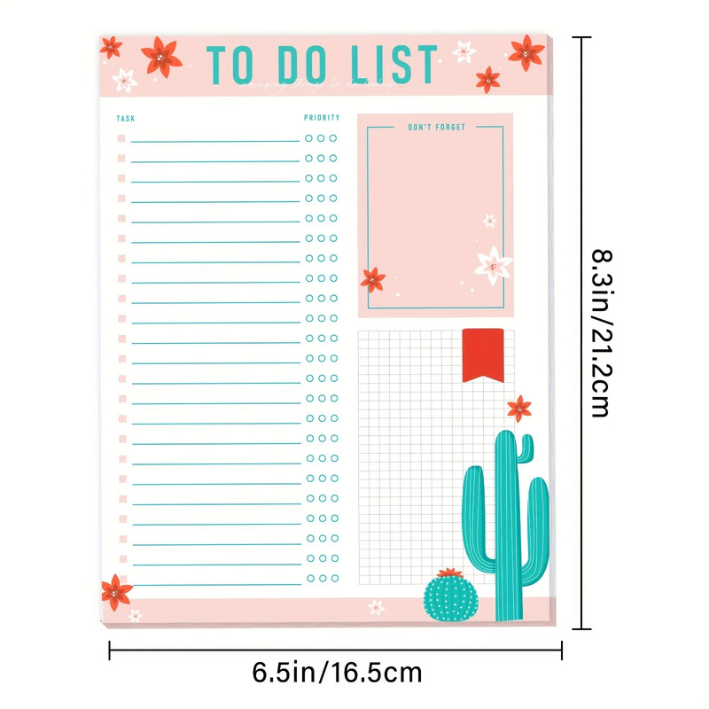 Μείνετε οργανωμένοι και συγκεντρωμένοι με αυτό το ημερολόγιο τοίχου αυτοφροντίδας - Περιλαμβάνει 52 φύλλα εμπνευσμένα εβδομαδιαία σημειωματάρια προγραμματισμού