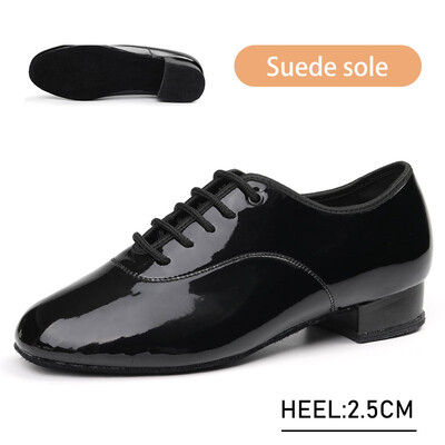 SWDZM vīriešu ādas deju apavi vīriešiem pieaugušajiem, melni modes vīriešu deju apavi Vīriešu latīņu balles deju apavi Soft, 38-44 izmērs