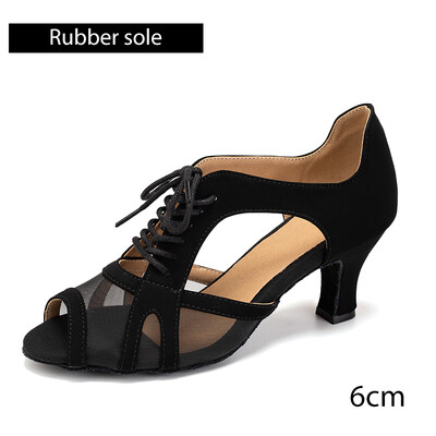DKZSYIM Jazz Dance Shoes Sievietēm Āra Latīņamerikas kurpes Sieviešu Meiteņu Tango/Salsa Telpu apavi dejošanai Augstpapēžu kurpes 5cm-7cm