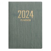 A7 2024 Angļu plānotājs, āda, cietais vāks, 180 lapas, tinti necaurlaidīgs papīrs, mini žurnāls piena produktiem, kabatas piezīmju grāmatiņa, studentu piederumi