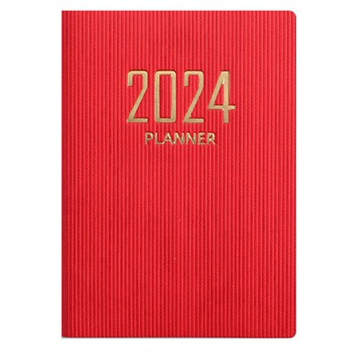 A7 2024 Angļu plānotājs, āda, cietais vāks, 180 lapas, tinti necaurlaidīgs papīrs, mini žurnāls piena produktiem, kabatas piezīmju grāmatiņa, studentu piederumi